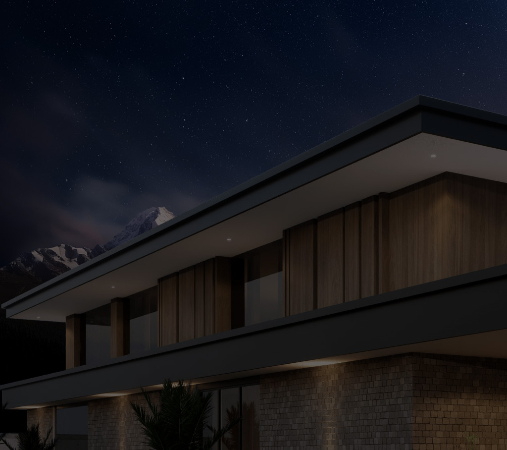 Façade d’une maison moderne construite par un entrepreneur général à Montréal